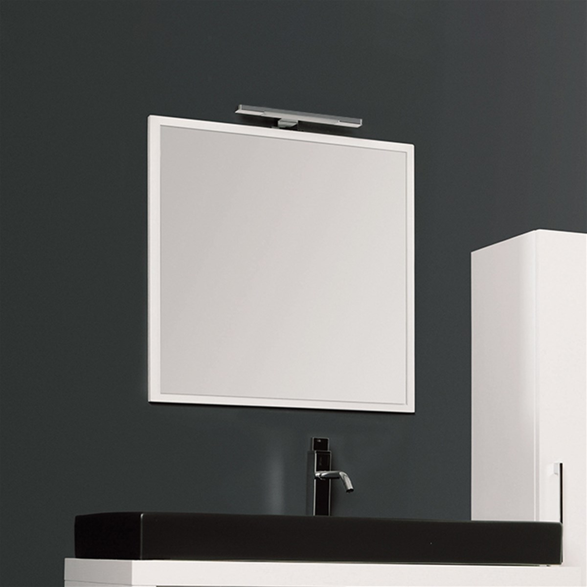 Specchiera con cornice legno